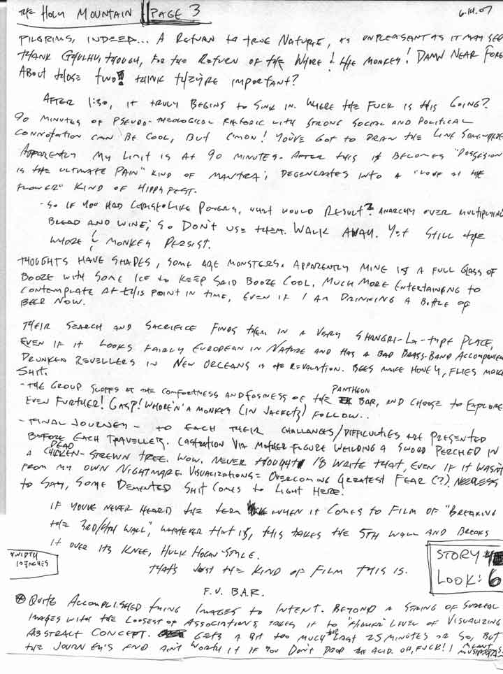 holy mountain notes 3
